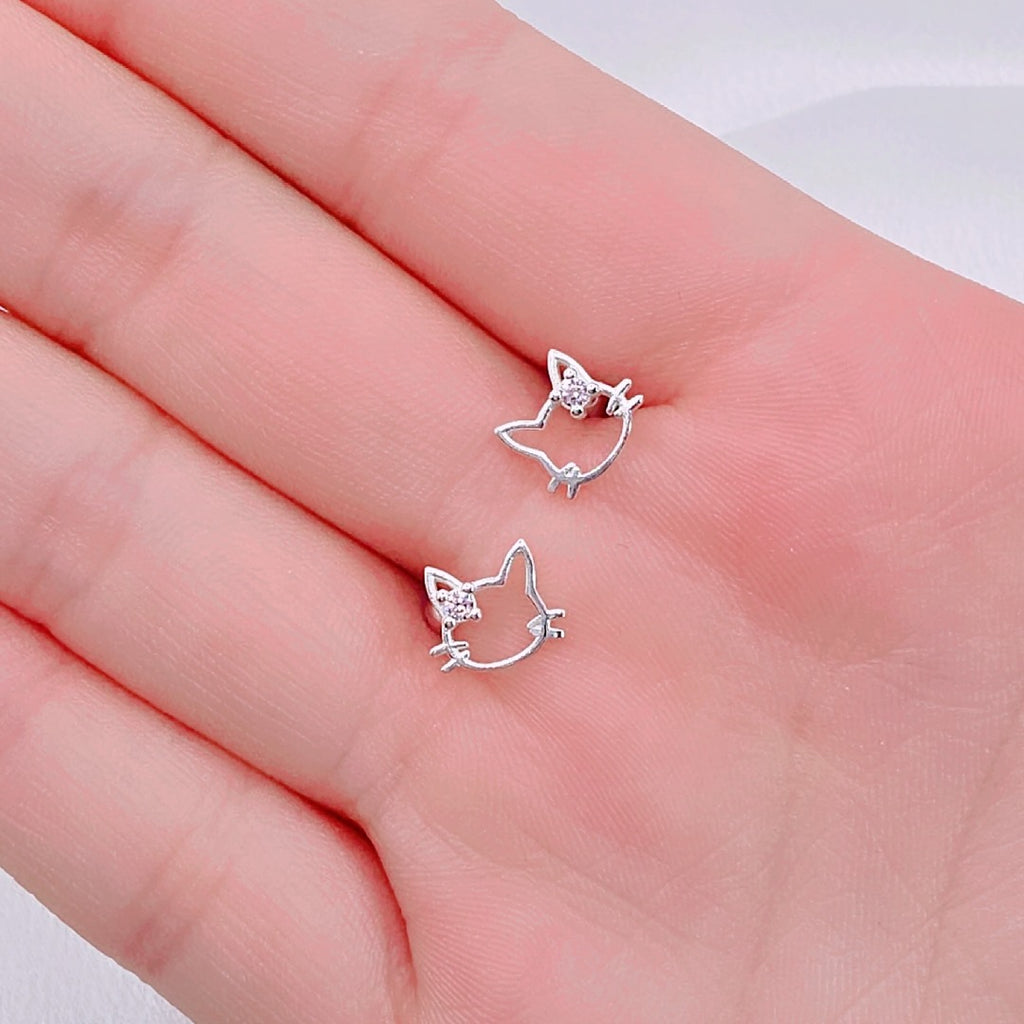 Pendientes Gatito