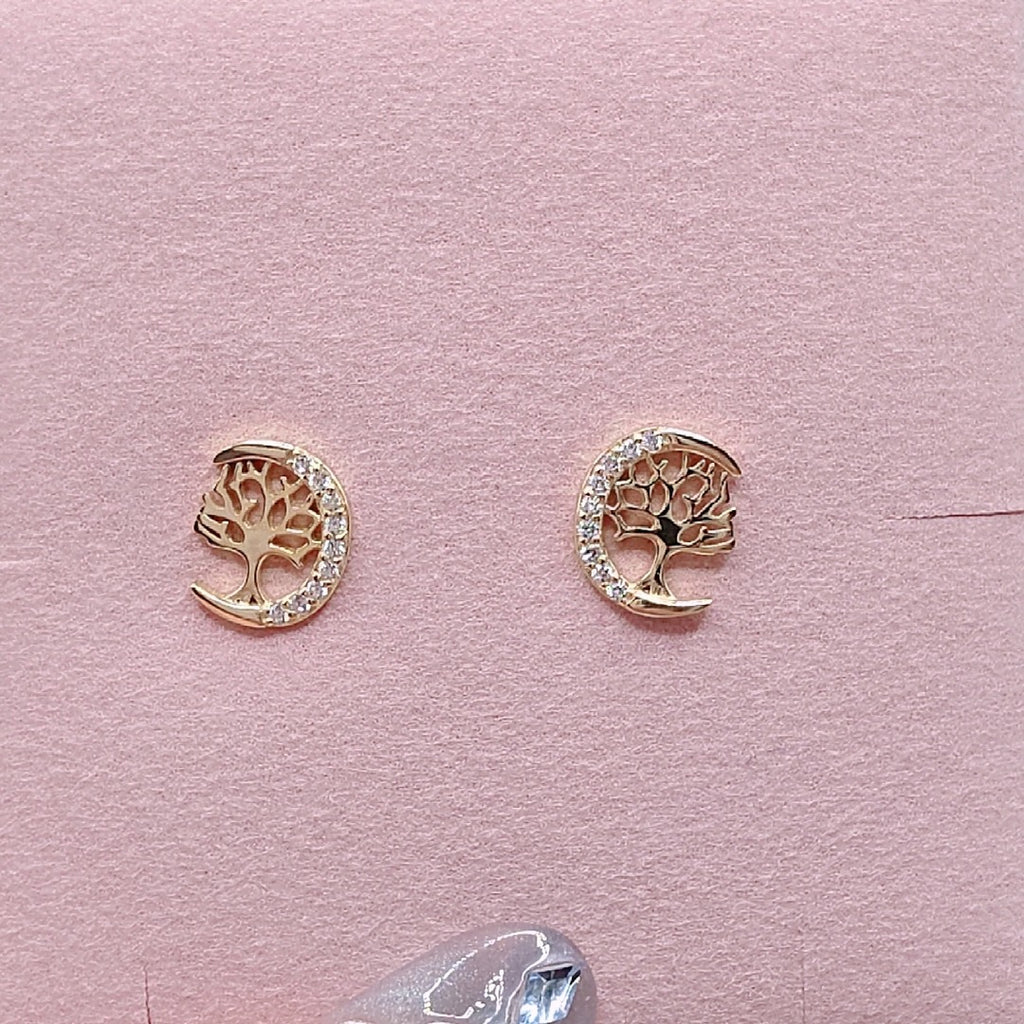 Pendientes Vida Dorados