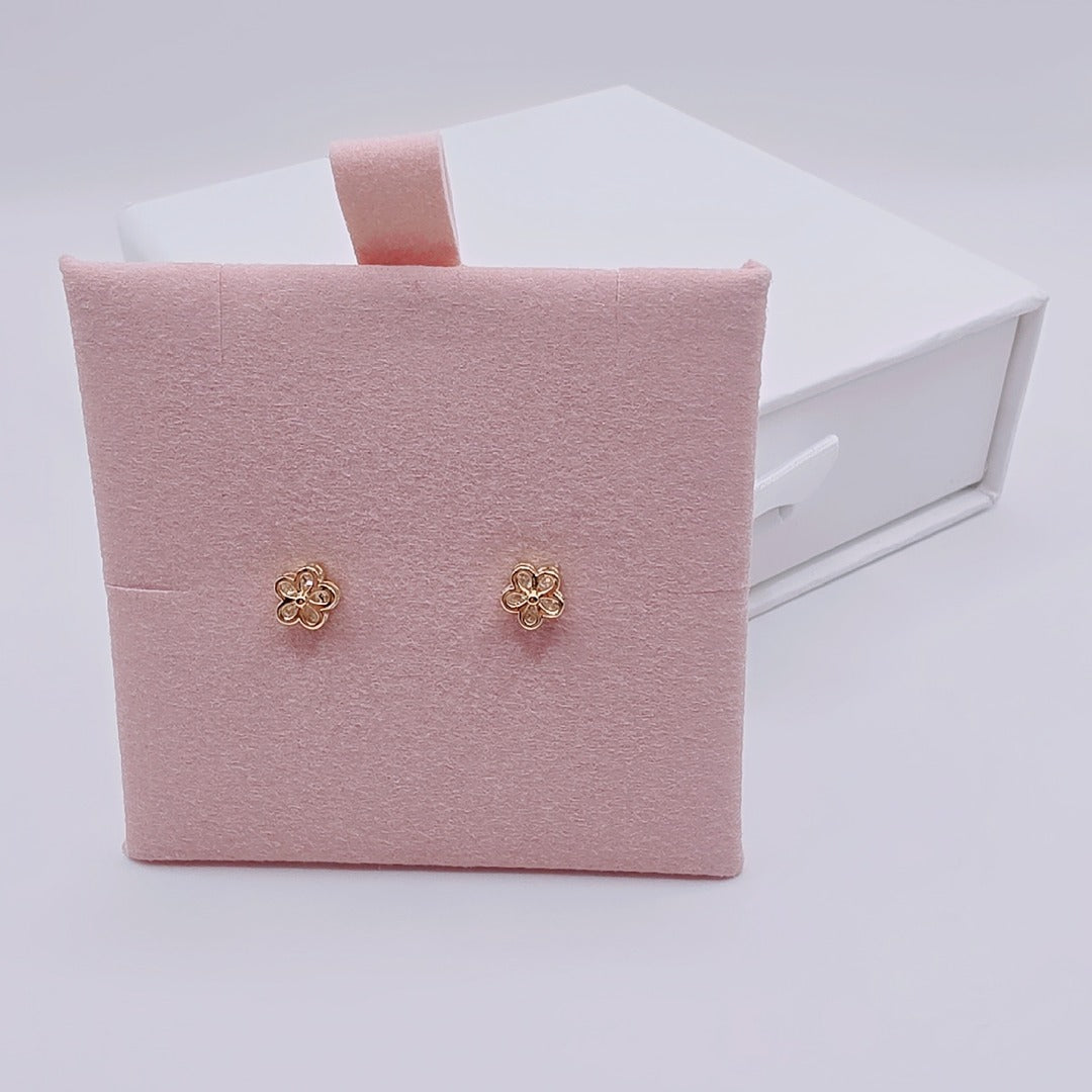 Pendientes Flor Dorados